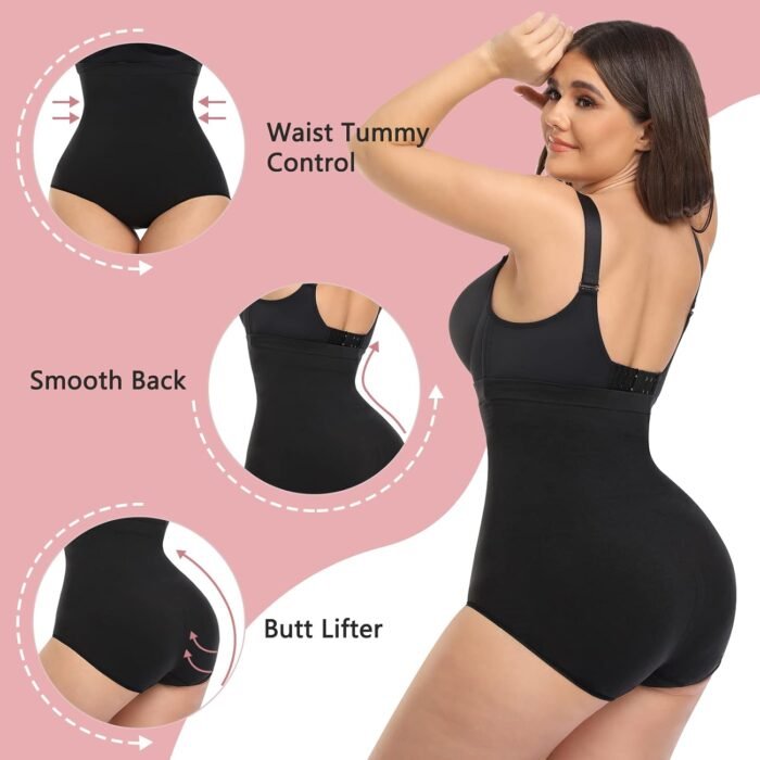 High Waisted Shapewear for Women Tummy Control Panty Underwear Seamless Comfort Slimming Briefs - Image 4
