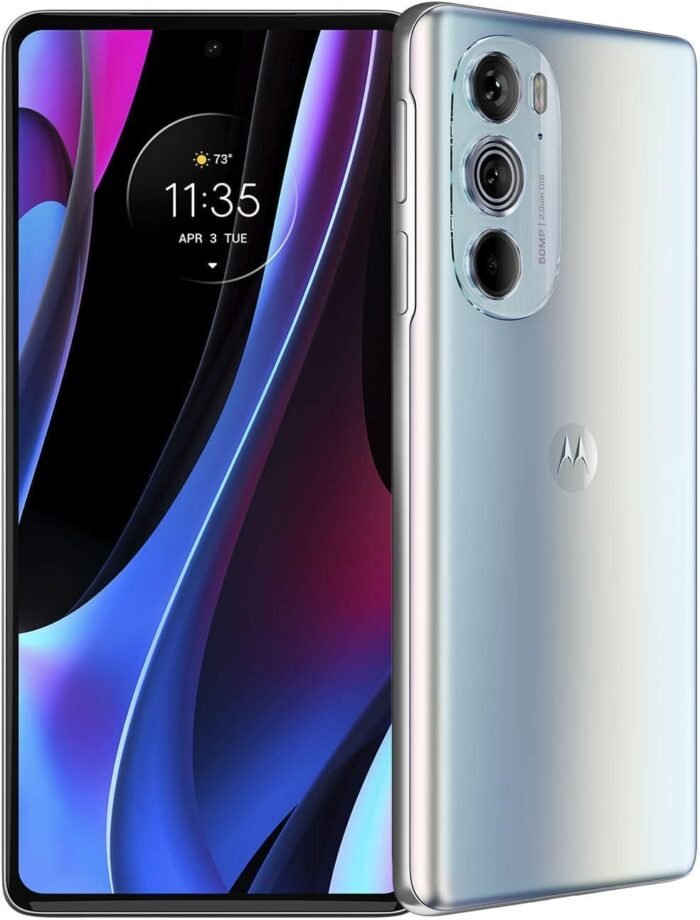 Motorola Edge + Plus | 2022 | US Version| 5G Smartphone with Android 12.0 | 8 GB Memory | 50MP Camera | 4800mAh, More Than All Day Battery Life (Verizon Locked | 128GB | Stardust White) - Image 2