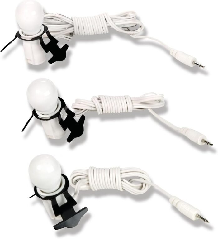 Department 56 Building and Accessory Lighting System,White/ Black - Image 5