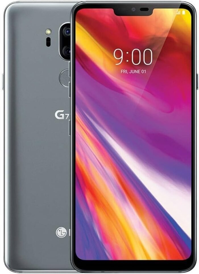 LG - G7 ThinQ for Verizon - 64GB - 6.1in QHD Display - Platinum Gray (Renewed)