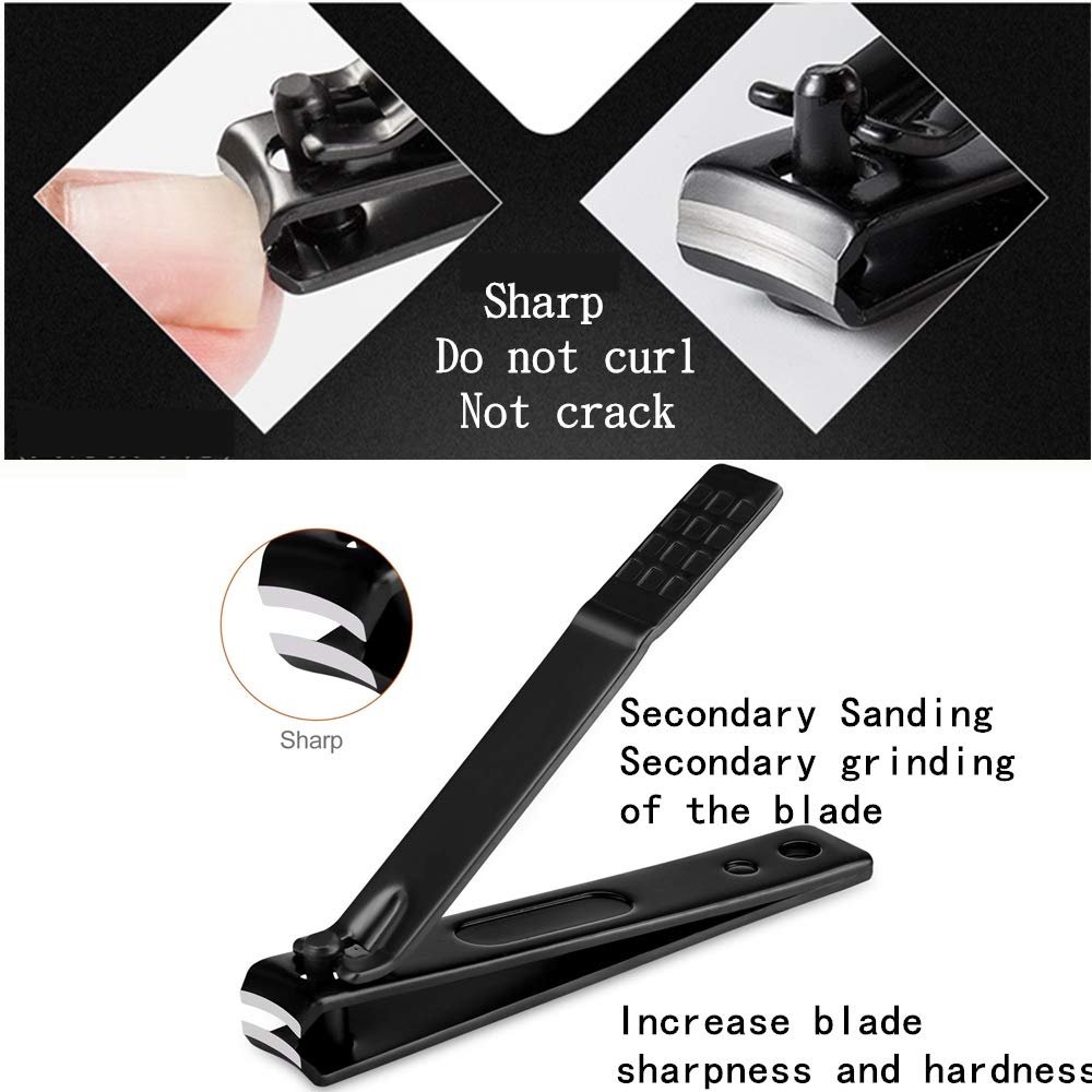Manicure Set Personal Care Nail Clipper Kit Manicure Professional Manicure Pedicure Set Mens Accessories Personal Care Set Nail Grooming Kit Present for Men Husband Boyfriend Parent - Image 3