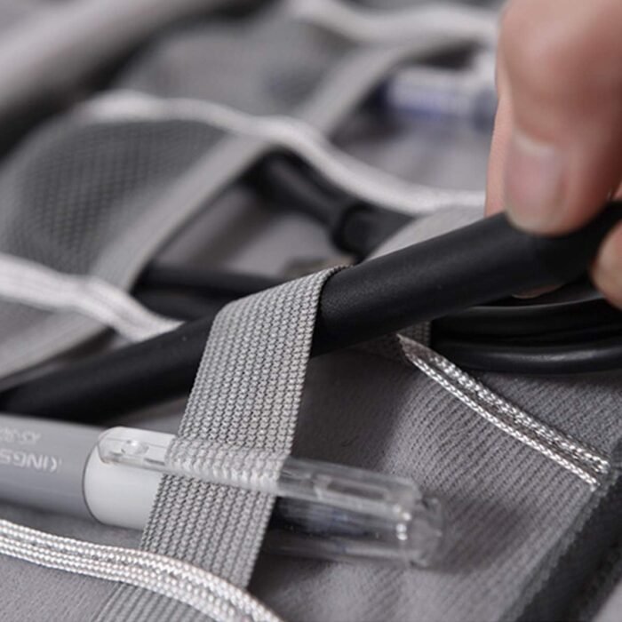 Electronics Organizer, OrgaWise Electronic Accessories Bag Travel Cable Organizer Three-Layer for iPad Mini, Kindle, Hard Drives, Cables, Chargers - Image 3
