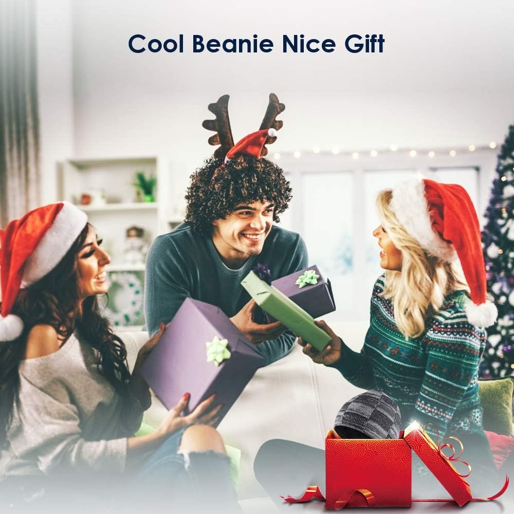 HANPURE Gifts for Men Bluetooth Beanie Hat - Christmas Stocking Stuffers for Men Birthday Gift for Dad Husband Gadgets Cap - Image 3