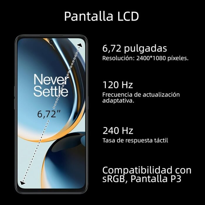 OnePlus Nord CE 3 Lite Smartphone Unlocked 5G Android Phone Snapdragon 695 Processor,6.65" 120Hz LCD Display,5000mAh Battery,108MP Main Camera, Support SD Card,8+256GB,Grey - Image 6