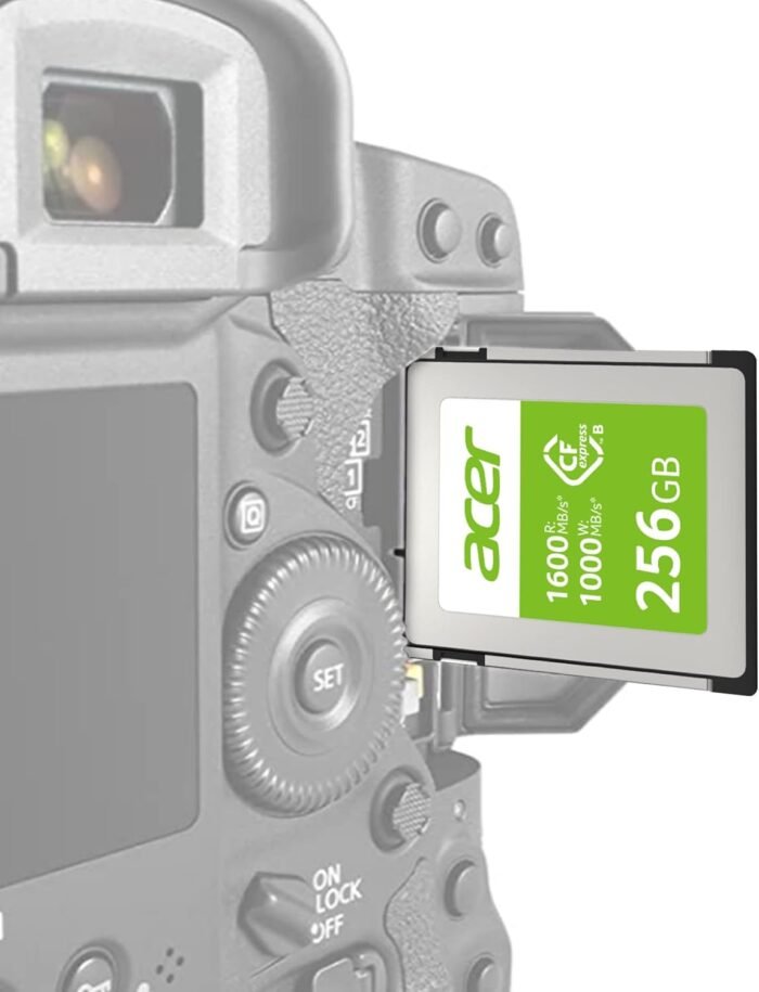 Acer CFE100 256GB Digital Memory Card - CFexpress Card Type B Up to 1600 MB/s Read for Cameras - BL.9BWWA.319 - Image 7