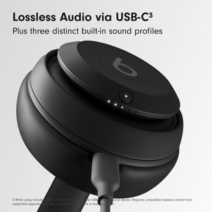 Beats Studio Pro - Wireless Bluetooth Noise Cancelling Headphones - Personalized Spatial Audio, USB-C Lossless Audio, Apple & Android Compatibility, Up to 40 Hours Battery Life - Black - Image 5