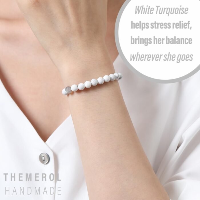 Unique Gifts for Him/Her-2 Pcs Crystal Matching Bracelets-Moonstone Sunstone-Comes in Gift Box with 2 Cards - Image 5