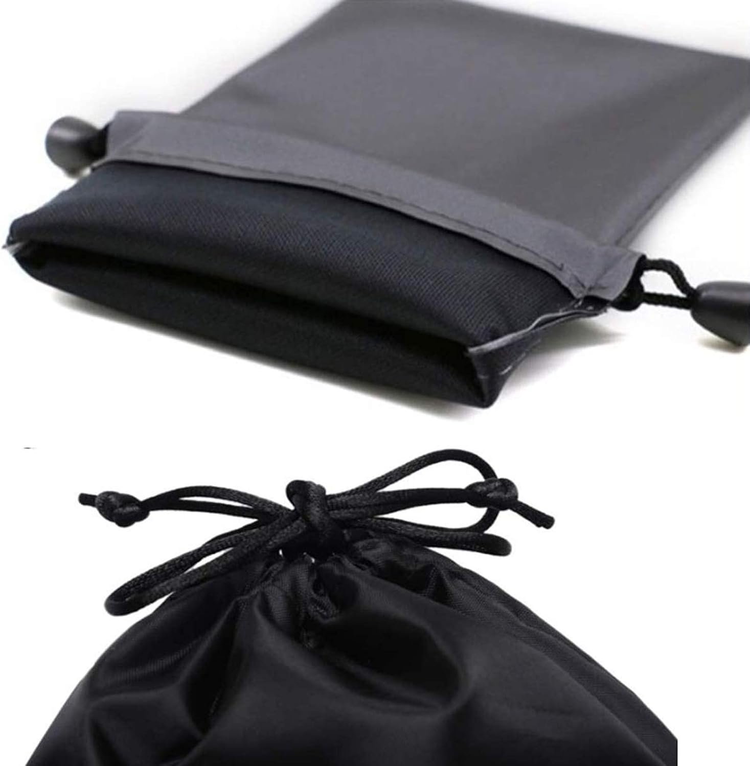 JAKAGO 2 Pack Cell Phone Storage Bag Soft Microfiber Glasses Sleeve Pouch Waterproof Sunglasses Bag Electronic Gadgets Case Cover With Drawstring Closure - Image 5