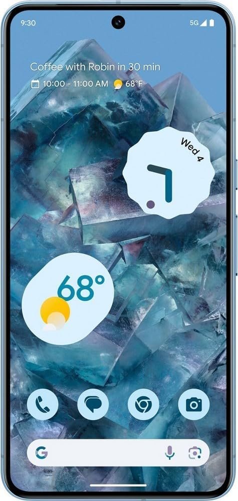 Google Pixel 8 Pro, Fully Unlocked | Blue, 256 GB, 6.7 in Screen | Grade A+ (Renewed) - Image 5