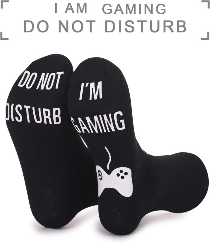 NDLBS Funny Christmas Gifts Novelty Gaming Socks Christmas Stocking Stuffers for Men Teens Boys Kids Him Adult Xmas Gifts - Image 5