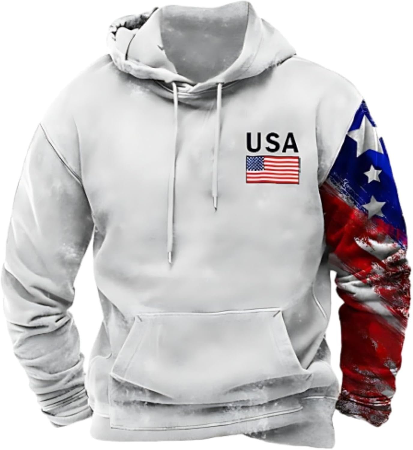 Graphic Hoodies for Men, Oversized Western Aztec Ethnic Sweatshirt Lightweight Big and Tall Crewneck Hoodies Pullover
