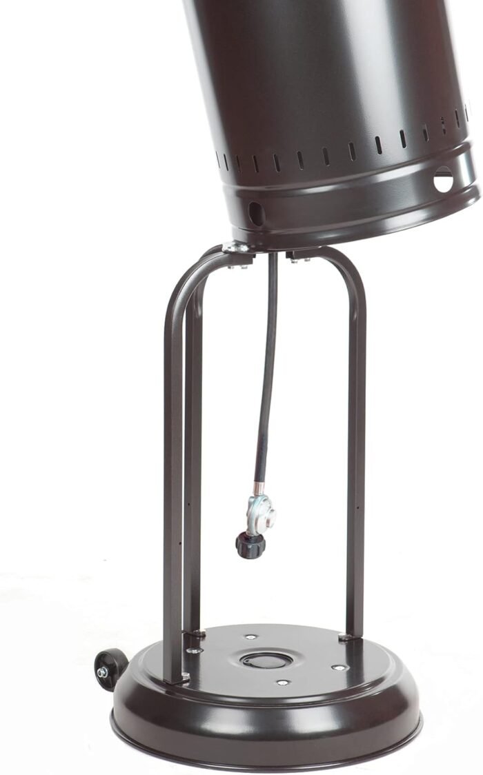 Amazon Basics 46,000 BTU Outdoor Propane Patio Heater with Wheels, Commercial & Residential, Havana Bronze, 32.1 x 32.1 x 91.3 inches (LxWxH) - Image 9