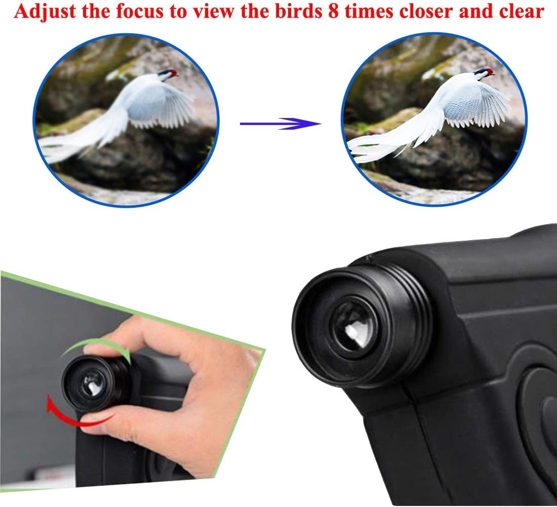 HAUSBELL Listening Device, Observation Device, Scientific Explorer Parabolic Microphone Bionic Ear Electronic Listening Device Digital Device Nature Observing and Listening Device, Headphone Included - Image 5