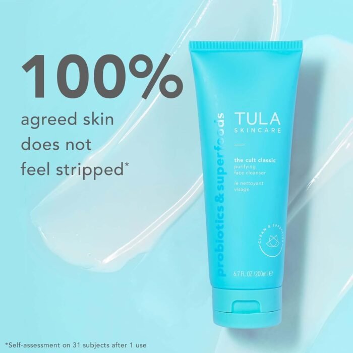 TULA Skin Care Cult Classic Purifying Face Cleanser - Gentle and Effective Face Wash, Makeup Remover, Nourishing and Hydrating - Image 6