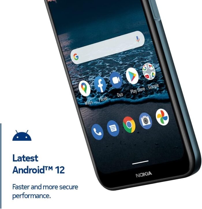 Nokia G100 | Verizon, T-Mobile, AT&T | Android 12 | Unlocked Smartphone | 2-Day Battery | US Version | 3/32GB | 6.52-Inch Screen | 13MP Triple Camera | Polar Night (Renewed) - Image 8
