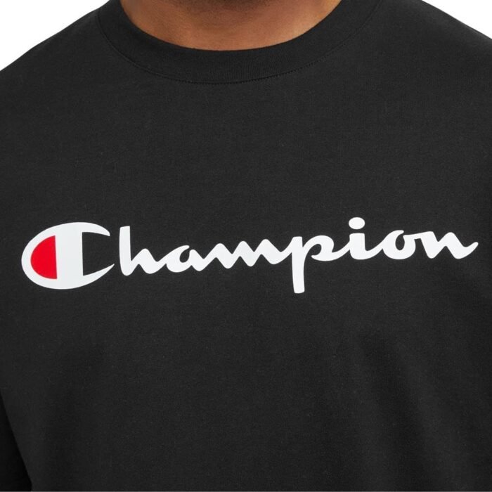 Champion Men's T-Shirt, Classic Graphic T-Shirt, Soft and Comfortable T-Shirts for Men, Script Logo (Reg. or Big & Tall) - Image 4