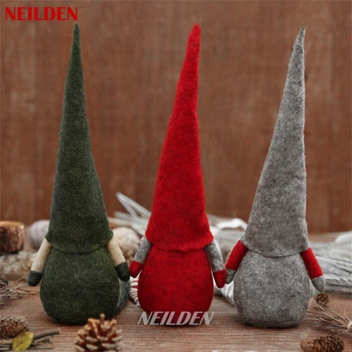 3pcs New Christmas Decoration Long Legs Rudolph Doll Christmas Children Gift Hotel mall Window Decoration - Image 5