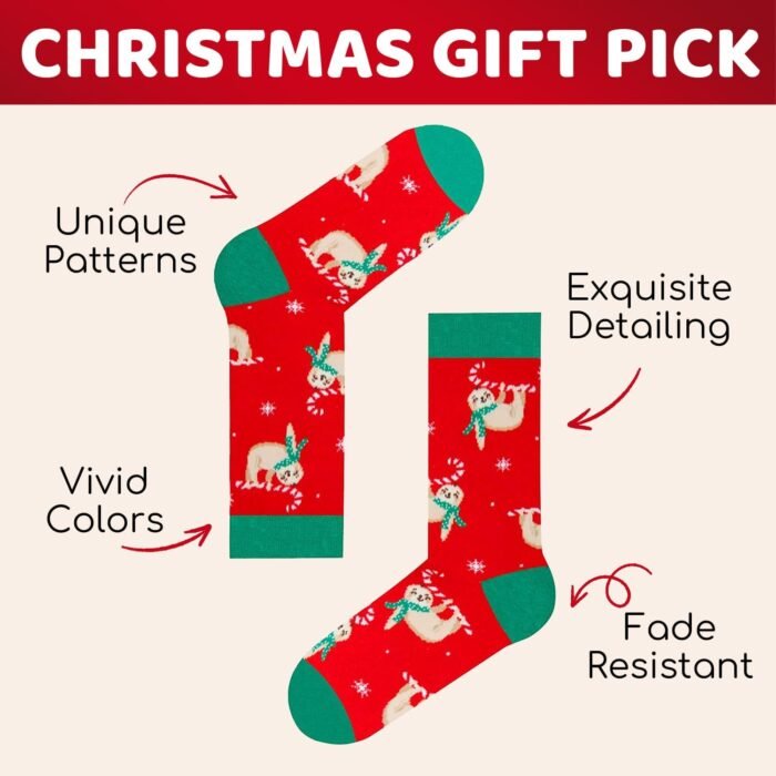 HAPPYPOP Christmas Gifts Stocking Socks for Teens - Secret Santa Socks, Xmas Stocking Stuffers for Kids - Image 4
