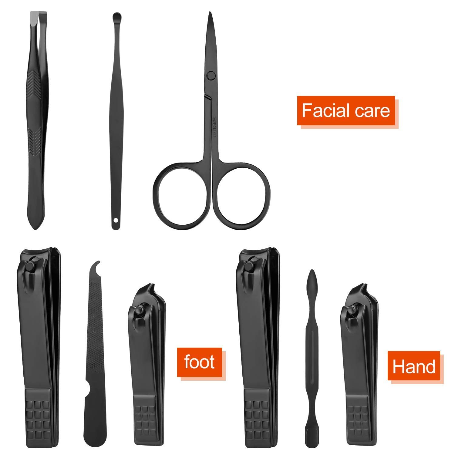 Manicure Set Personal Care Nail Clipper Kit Manicure Professional Manicure Pedicure Set Mens Accessories Personal Care Set Nail Grooming Kit Present for Men Husband Boyfriend Parent - Image 4