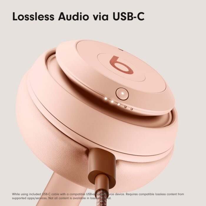Beats Studio Pro x Kim Kardashian – Bluetooth Noise Cancelling Headphones, Personalized Spatial Audio, USB-C Lossless Audio, Apple & Android Compatibility, Up to 40 Hours Battery Life – Moon - Image 7