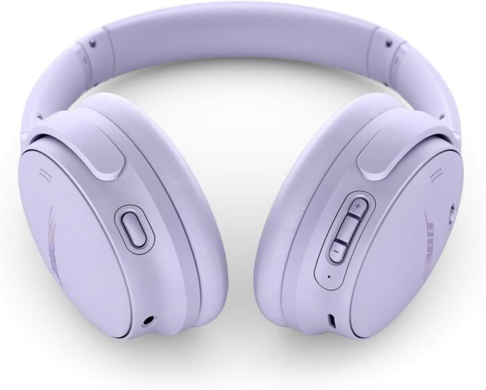 Bose QuietComfort Wireless Noise Cancelling Headphones, Bluetooth Over Ear Headphones with Up to 24 Hours of Battery Life, Chilled Lilac - Limited Edition Color - Image 4