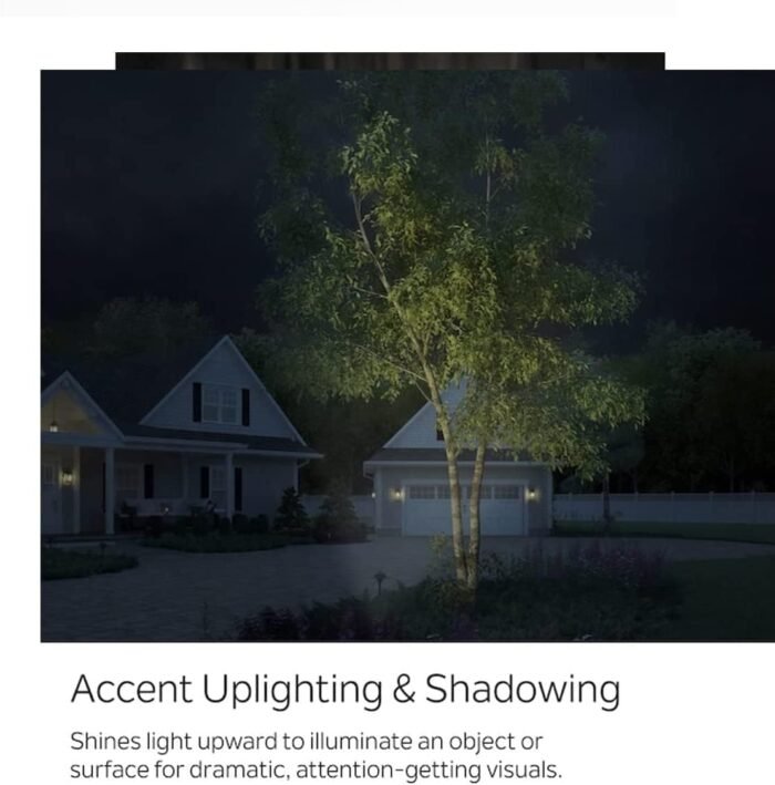 Kichler Showscape Collection #28313; Low Voltage (12 Volts); LED Flood Light Landscape Fixture with MR 11 Reflector Bulb; 3 Watt (25 W Equivalent) 60 Degree Spread; Olde Bronze (4 Pack) - Image 5
