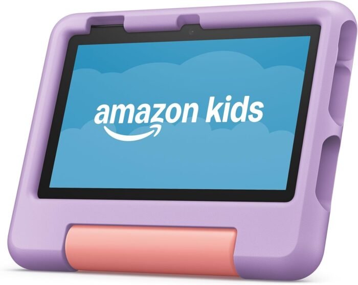 Amazon Fire 7 Kids tablet (newest model) ages 3-7. Top-selling 7" kids tablet on Amazon. Includes ad-free and exclusive content, easy parental controls, 10-hr battery, 16 GB, Purple - Image 2