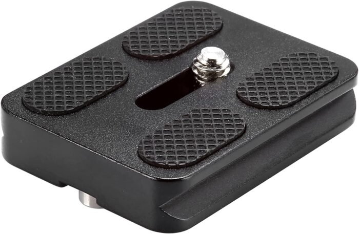 NEEWER Universal Arca Type Quick Release Plate All Metal with 1/4 Inch Screw Fits Standard Arca Type Clamp for Camera Tripod Ballhead (PU50 50mm)