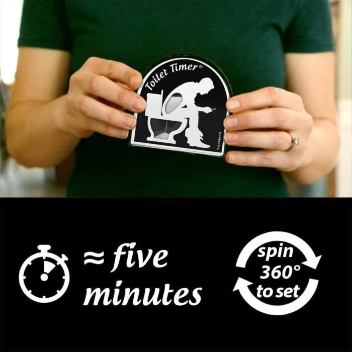 Katamco The Original Toilet Timer (Classic), As Seen on Shark Tank. Funny Gift for Men, Husband, Dad, Son, Birthday, Christmas, Stocking Stuffer. - Image 4