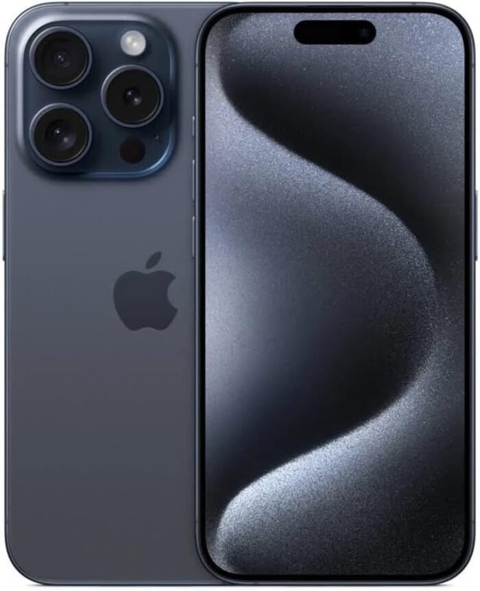 Apple iPhone 15 Pro, 512GB, Blue Titanium - Boost Mobile (Renewed)