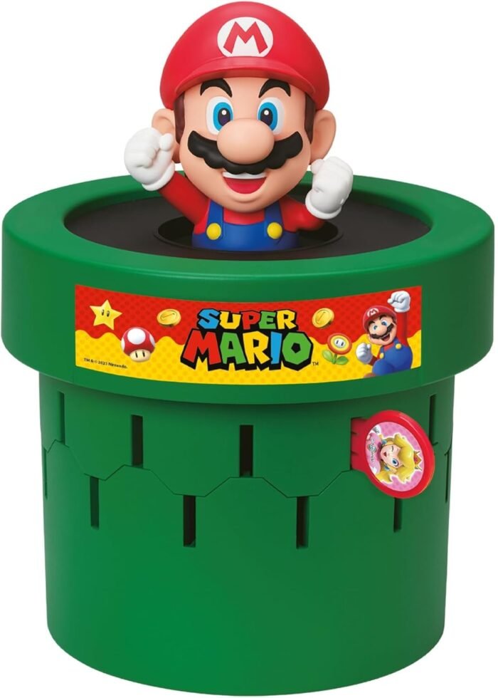 TOMY Pop Up Super Mario Board Game - Family and Preschool Kids Games for Family Game Night - Kids Activities and Super Mario Toys - Girls and Boys Games - 2-4 Players - Ages 4 Years and Up - Image 4