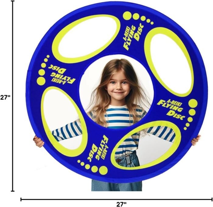 Giant Flying Disc Soft, Foldable & Floats in Air - Encourage Outdoor Play & Family Fun - Great for Kids, Parent-Child Interaction, and School Activities - Image 8