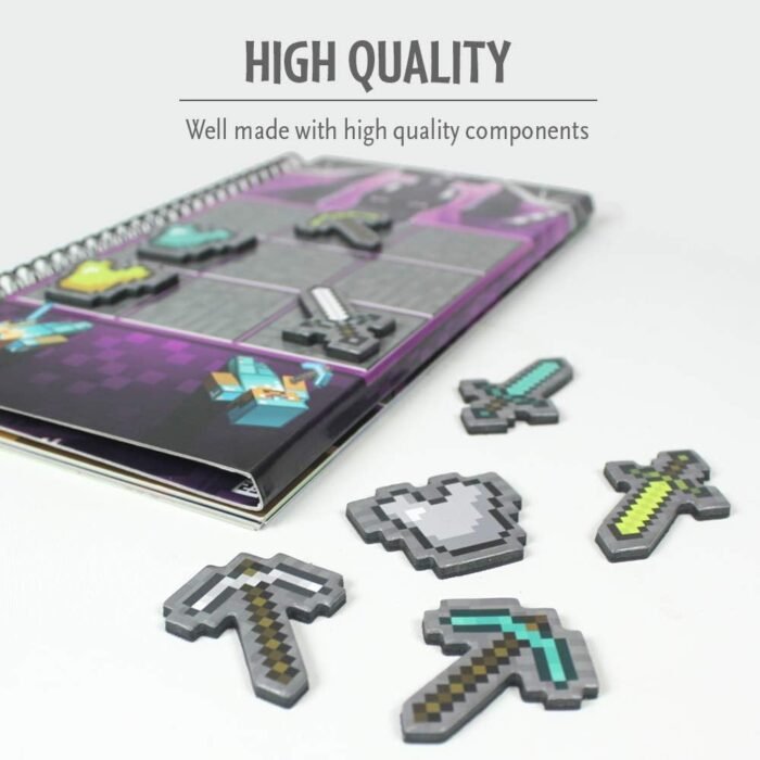 ThinkFun Minecraft Magnetic Travel Puzzle Logic Game & STEM Toy For Kids Ages 8 & Up - Image 3