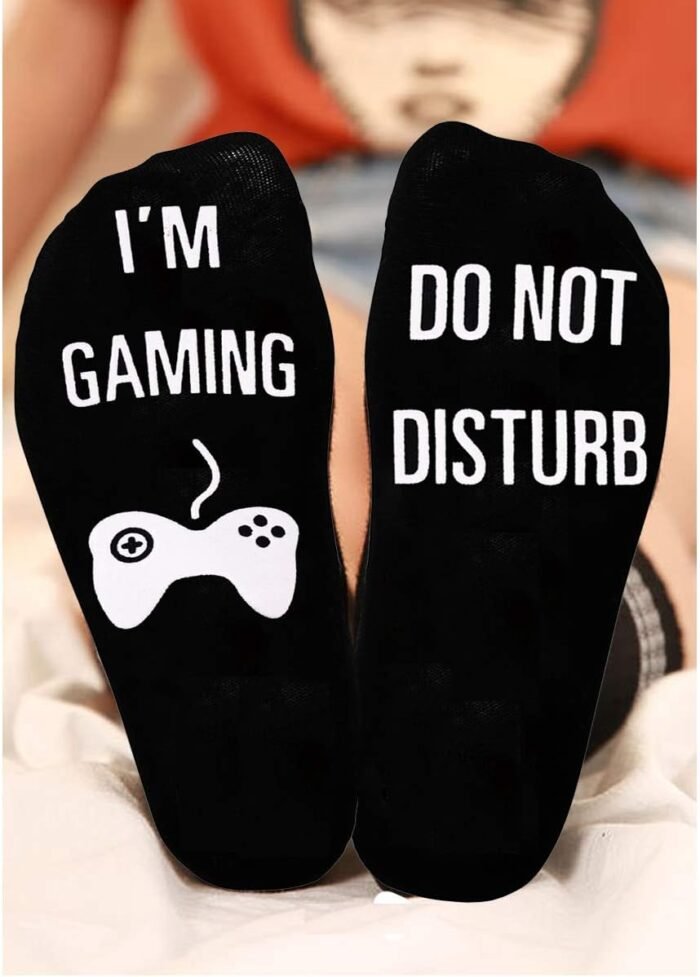 NDLBS Funny Christmas Gifts Novelty Gaming Socks Christmas Stocking Stuffers for Men Teens Boys Kids Him Adult Xmas Gifts - Image 6