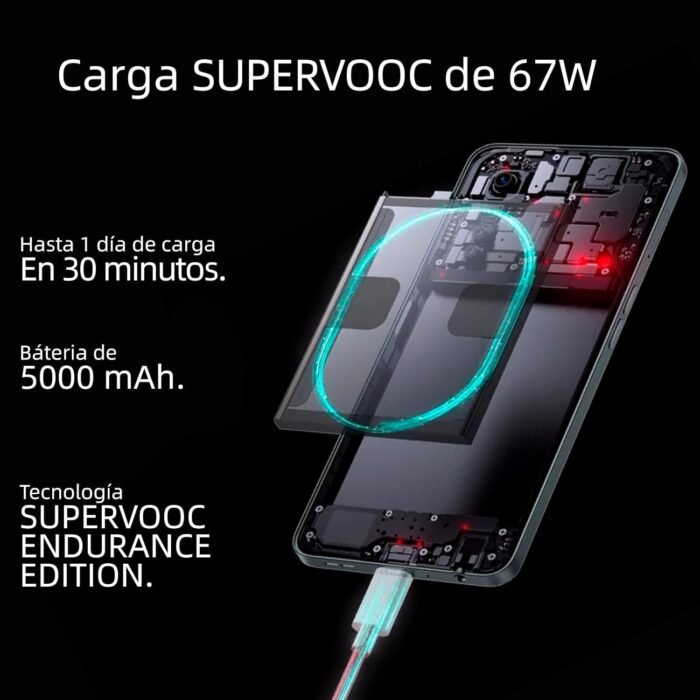 OnePlus Nord CE 3 Lite Smartphone Unlocked 5G Android Phone Snapdragon 695 Processor,6.65" 120Hz LCD Display,5000mAh Battery,108MP Main Camera, Support SD Card,8+256GB,Grey - Image 7