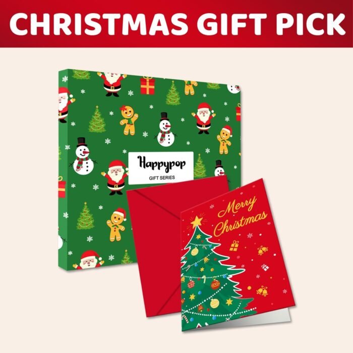 HAPPYPOP Christmas Gifts Stocking Socks for Men Women - Duck Socks Xmas Stocking with Greeting Card for Teen Boys Girls, Santa Socks for Christmas - Image 7