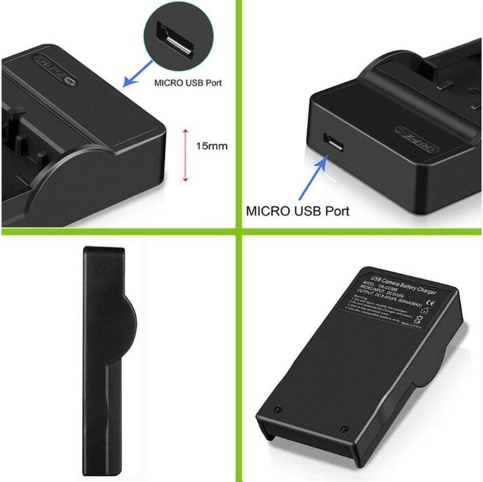 Battery Charger for Sony NP-FR1 InfoLITHIUM Type R and Cyber-Shot DSC-G1, DSC-V3, DSC-T30, DSC-T50, DSC-F88, DSC-P100, DSC-P120, DSC-P150, DSC-P200 Digital Camera - Image 3