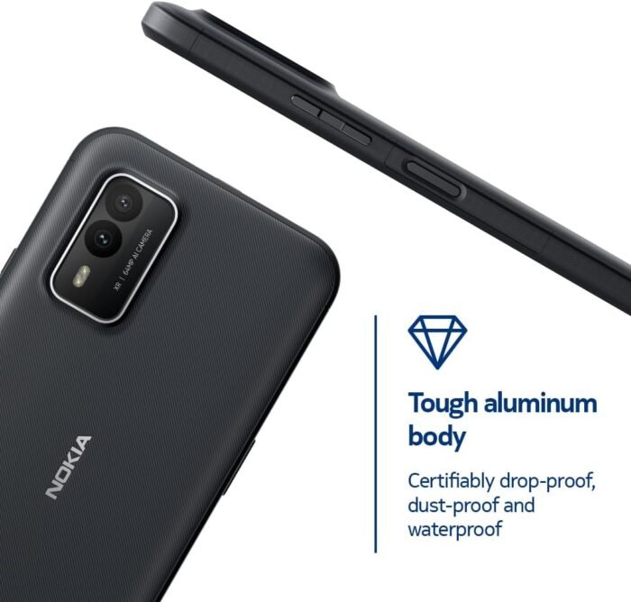 Nokia XR21 5G | Android 12 | Unlocked Rugged Smartphone | Dual SIM | US Version | 6/128GB | 6.49-Inch Screen | 64MP Dual Camera | Midnight Black - Image 3