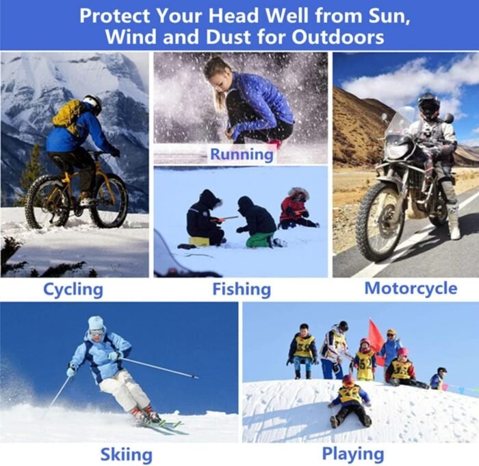 Balaclava Face Mask Ski Mask Men Full Head Mask Cover Windproof Sun UV Protection for Women Outdoor Sports Cap - Image 7