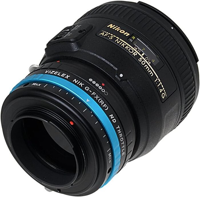 Vizelex ND Throttle Lens Adapter Compatible with Nikon F-Mount G-Type Lenses to Fujifilm X-Mount Cameras - Image 4