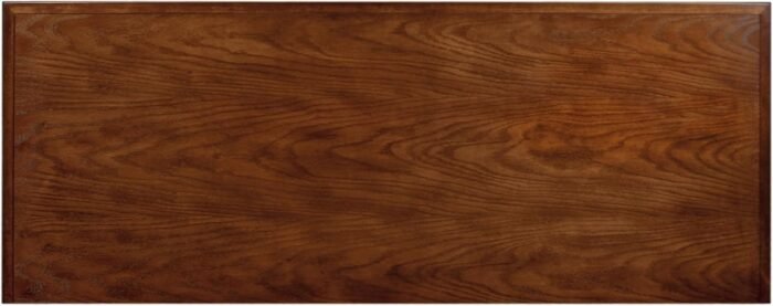 Leick Home 82350 Solid Wood Mission Oak Three Door TV Stand For 55" TVs Universal TV Console Living Room Storage Shelves Entertainment Center, Mission Oak - Image 4