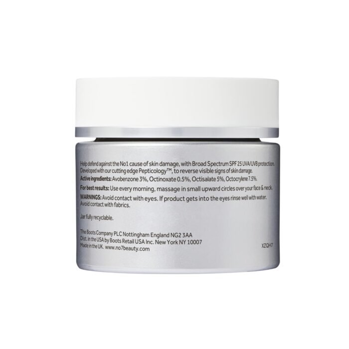 No7 Future Renew Damage Reversal Day Cream SPF 25 - Anti Aging Face Cream with SPF for Visible Sun Damage - Protects, Moisturizes & Reverses Dullness - Suitable for All Skin Types (1.69 Fl Oz) - Image 8