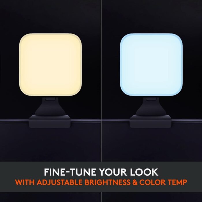 Logitech for Creators Litra Glow Premium LED Streaming Light with TrueSoft, adjustable monitor mount, brightness & color temp settings, desktop app control for PC/Mac - Graphite - Image 7