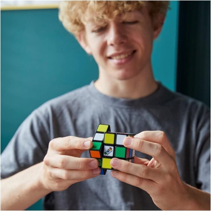 Rubik's Cube, The Original 3x3 Cube 3D Puzzle Fidget Cube Stress Relief Fidget Toy Brain Teasers Travel Games for Adults and Kids Ages 8+ - Image 2