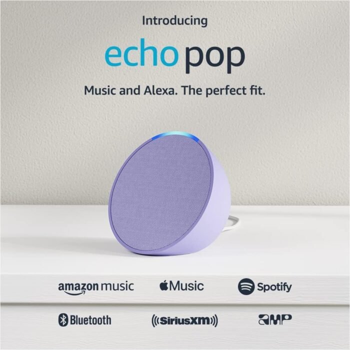 Echo Pop with Amazon Basics Smart Color Bulb - Image 4