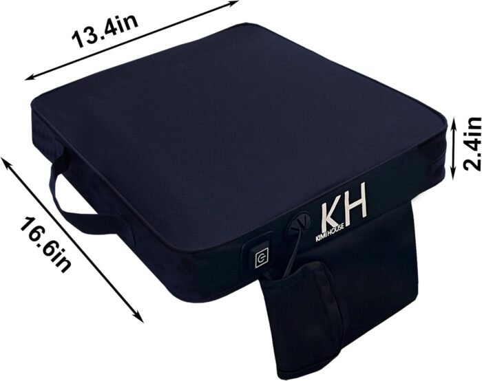 2 Pieces Indoor & Outdoor Chair Cushion, Boat Canoe Kayak Seat, Stadium Seating for Bleachers, Best for Camping, Bleachers, Sports Events - Image 2