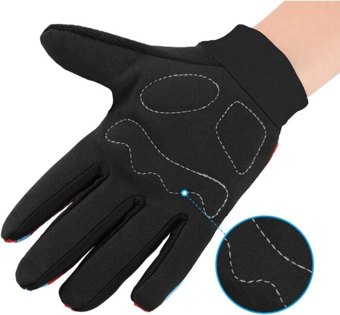 Accmor Kids Cycling Gloves, Kids Fishing Gloves, 4-10 Years Boys Girls Kids Sport Gloves, Breathable Non-Slip Full Finger Gloves for Child Cycling Climbing Riding Biking Outdoor Sports - Image 5