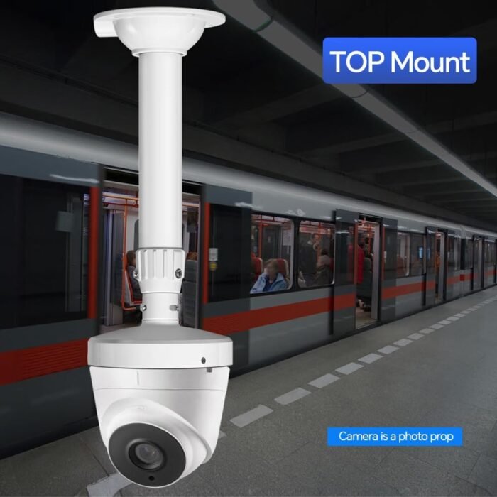 Security Camera Mount Bracket, Dome Camera Mount Universal Camera Wall Mounting Bracket/IP Camera for CCTV Security Camera, I Type Telescopic Adjustable (16.2-25.2 inch) - Image 5
