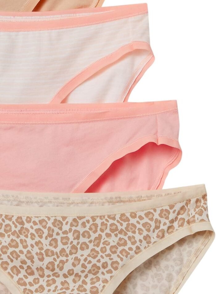 Amazon Essentials Women's Cotton Bikini Brief Underwear (Available in Plus Size), Pack of 6 - Image 6