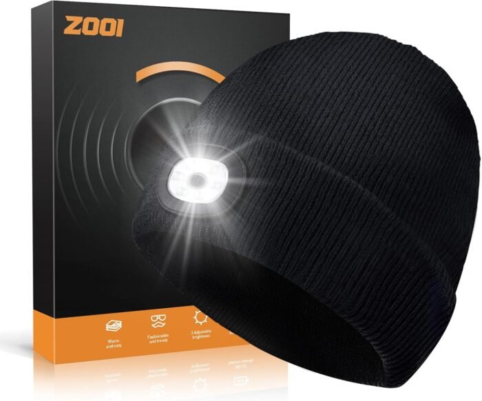 Stocking Stuffers for Adults Men Him, Led Beanie Hats for Men, Gifts for Men Dad Him, White Elephant Gifts for Adults, Mens Gifts for Christmas, Who Want Nothing, Cool Gadgets Stuff Tools for Men - Image 8